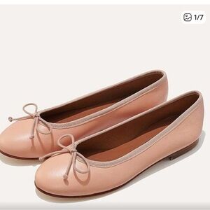 Margaux Nappa Ballet Pink Nude Demi Flats | 36M | US 6